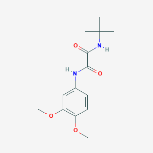 N'-tert-butyl-N-(3,4-dimethoxyphenyl)oxamide