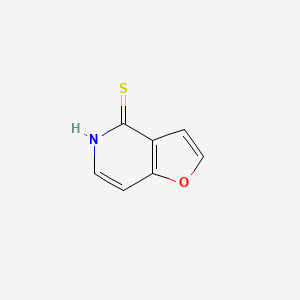 molecular formula C7H5NOS B1655186 Furo[3,2-c]pyridine-4(5H)-thione CAS No. 33007-10-2