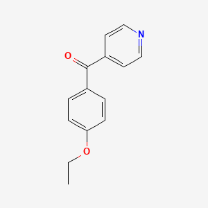 molecular formula C14H13NO2 B1655193 p-Ethoxyphenyl 4-pyridyl ketone CAS No. 33077-69-9