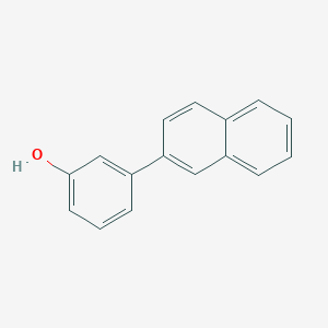molecular formula C16H12O B1655197 3-(2-萘基)酚 CAS No. 33104-32-4