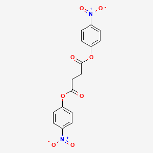 molecular formula C16H12N2O8 B1655200 Bis(4-nitrophenyl) butanedioate CAS No. 33109-58-9
