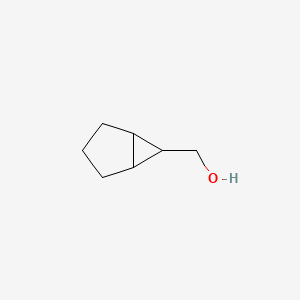 molecular formula C7H12O B1655201 Bicyclo[3.1.0]hexane-6-methanol CAS No. 3313-85-7