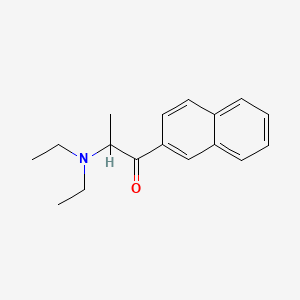 molecular formula C17H21NO B1655206 2-(Diethylamino)-1-naphthalen-2-ylpropan-1-one CAS No. 331668-77-0