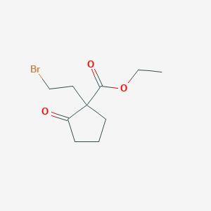 Ethyl 1-(2-bromoethyl)-2-oxocyclopentane-1-carboxylate