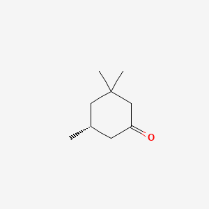molecular formula C9H16O B1655240 (5R)-3,3,5-三甲基环己烷-1-酮 CAS No. 33496-82-1