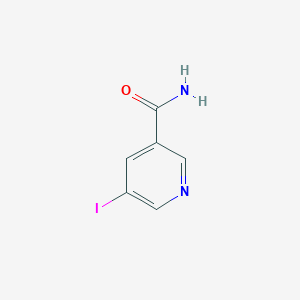molecular formula C6H5IN2O B1655246 5-碘吡啶-3-甲酰胺 CAS No. 33556-84-2