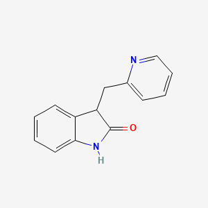 3-(2-pyridinylmethyl)-1,3-dihydro-2H-indol-2-one