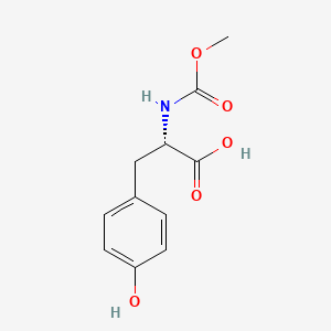 molecular formula C11H13NO5 B1655264 N-羧甲氧基-L-酪氨酸 CAS No. 338386-45-1