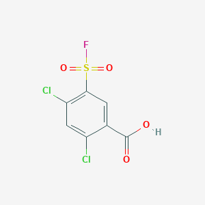 2,4-Dichloro-5-fluorosulfonylbenzoic acid