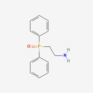 molecular formula C14H16NOP B1655270 2-(Diphenylphosphinyl)ethanamine CAS No. 33921-17-4