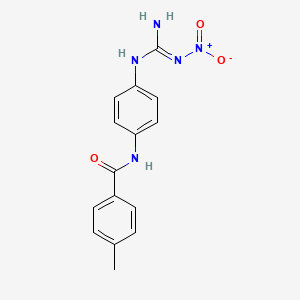 4-Methyl-N-[4-[[(E)-N'-nitrocarbamimidoyl]amino]phenyl]benzamide
