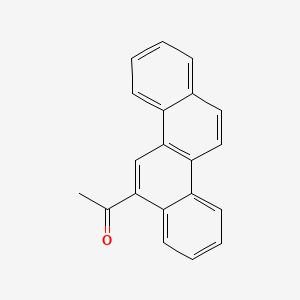 molecular formula C20H14O B1655274 1-Chrysen-6-ylethanone CAS No. 33942-77-7