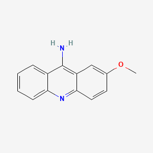 molecular formula C14H12N2O B1655281 Acridine, 9-amino-2-methoxy- CAS No. 3407-99-6