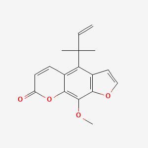molecular formula C17H16O4 B1655283 Benahorin CAS No. 34155-80-1