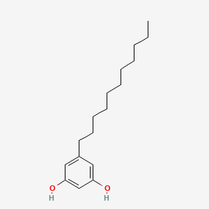 molecular formula C17H28O2 B1655284 5-Undecylbenzene-1,3-diol CAS No. 34155-91-4