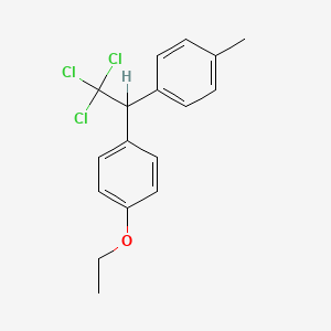 molecular formula C17H17Cl3O B1655286 1-Ethoxy-4-[2,2,2-trichloro-1-(4-methylphenyl)ethyl]benzene CAS No. 34197-05-2