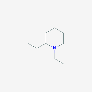molecular formula C9H19N B1655297 1,2-Diethylpiperidine CAS No. 3433-41-8