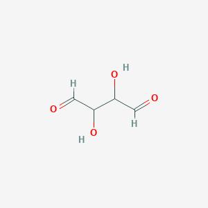 molecular formula C4H6O4 B1655299 2,3-Dihydroxybutanedial CAS No. 34361-91-6