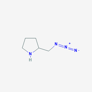 molecular formula C5H10N4 B1655303 2-(叠氮甲基)吡咯烷 CAS No. 345204-10-6