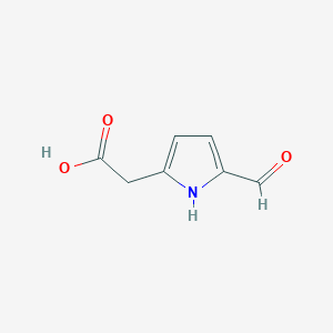 2-(5-formyl-1H-pyrrol-2-yl)acetic acid