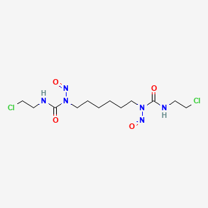 Urea, 1,1'-hexamethylenebis(3-(2-chloroethyl)-1-nitroso-