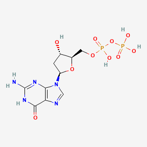 molecular formula C10H15N5O10P2 B1655338 2'-Deoxyguanosine-5'-diphosphate CAS No. 3493-09-2