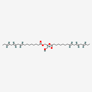 molecular formula C39H64O5 B1655347 [3-Hydroxy-2-[(9E,12E,15E)-octadeca-9,12,15-trienoyl]oxypropyl] (9E,12E,15E)-octadeca-9,12,15-trienoate CAS No. 35098-84-1