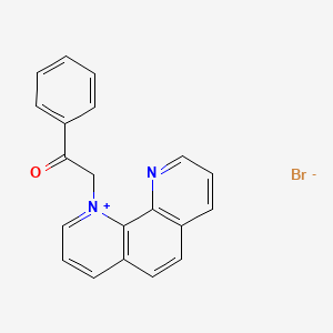 1,10-Phenanthrolinium, 1-(2-oxo-2-phenylethyl)-, bromide