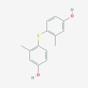 molecular formula C14H14O2S B1655365 4,4'-Thiobis(3-Methylphenol) CAS No. 3530-35-6