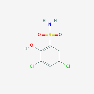 molecular formula C6H5Cl2NO3S B1655367 3,5-Dichloro-2-hydroxybenzenesulfonamide CAS No. 35337-99-6