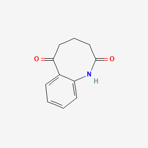 molecular formula C11H11NO2 B1655376 1-Benzazocine-2,6(1H,3H)-dione, 4,5-dihydro- CAS No. 35402-59-6