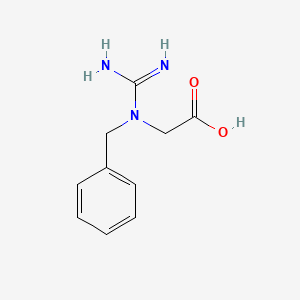 molecular formula C10H13N3O2 B1655377 2-[Benzyl(carbamimidoyl)amino]acetic acid CAS No. 35404-63-8