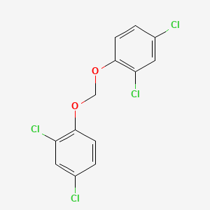 molecular formula C13H8Cl4O2 B1655378 2,4-Dichloro-1-[(2,4-dichlorophenoxy)methoxy]benzene CAS No. 35412-53-4