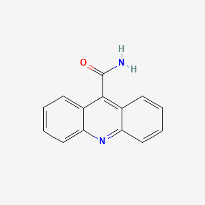 molecular formula C14H10N2O B1655379 9-Acridinecarboxamide CAS No. 35417-96-0