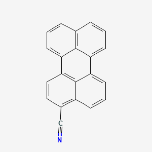 molecular formula C21H11N B1655380 3-Perylenecarbonitrile CAS No. 35426-74-5