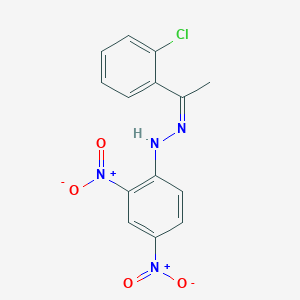 Ethanone, 1-(2-chlorophenyl)-, 2,4-dinitrophenylhydrazone