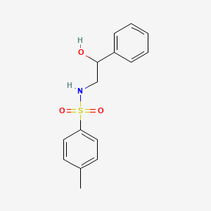molecular formula C15H17NO3S B1655391 N-(2-hydroxy-2-phenylethyl)-4-methylbenzenesulfonamide CAS No. 35550-09-5