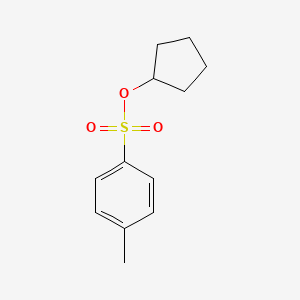 molecular formula C12H16O3S B1655395 Cyclopentyl tosylate CAS No. 3558-06-3