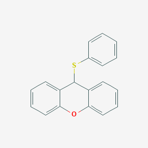 molecular formula C19H14OS B1655397 9H-Xanthene, 9-(phenylthio)- CAS No. 35595-00-7
