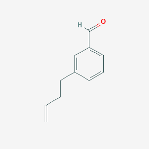 molecular formula C11H12O B1655408 3-(But-3-en-1-yl)benzaldehyde CAS No. 358751-00-5