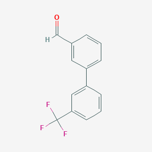 B165541 3'-(Trifluoromethyl)-[1,1'-biphenyl]-3-carbaldehyde CAS No. 126091-24-5