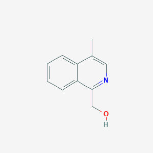 molecular formula C11H11NO B1655415 (4-Methylisoquinolin-1-yl)methanol CAS No. 35967-11-4