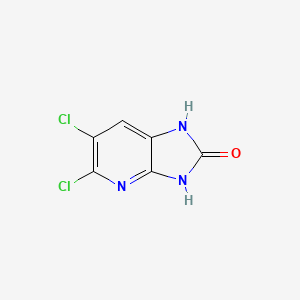 Imidazo[4,5-b]pyridin-2(3H)-one, 5,6-dichloro-