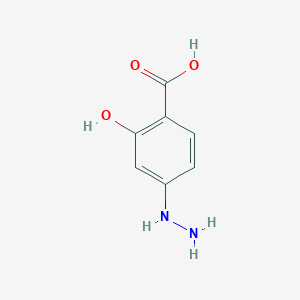 molecular formula C7H8N2O3 B1655440 4-Hydrazinosalicylic acid CAS No. 36366-86-6