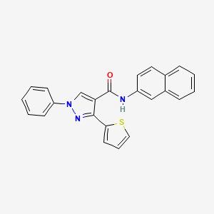 1H-Pyrazole-4-carboxamide, N-2-naphthalenyl-1-phenyl-3-(2-thienyl)-