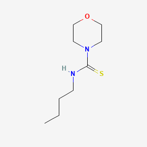 molecular formula C9H18N2OS B1655466 4-Morpholinecarbothioamide, N-butyl- CAS No. 36903-87-4