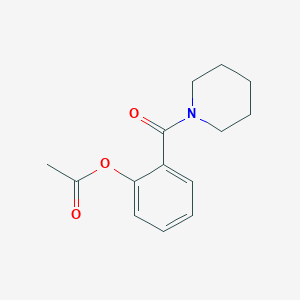Piperidine, 1-[2-(acetyloxy)benzoyl]-