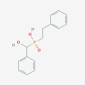 Phosphinic acid, (hydroxyphenylmethyl)(2-phenylethyl)-