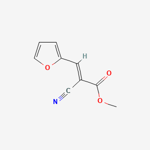 2-Propenoic acid, 2-cyano-3-(2-furanyl)-, methyl ester