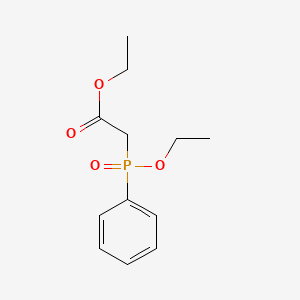 Acetic acid, (ethoxyphenylphosphinyl)-, ethyl ester